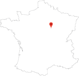 Carte d’accès au camping nature dans la Nièvre l’Hermitage de Chevigny
